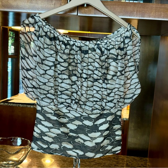 ANNE FONTAINE ELOISE DYED SILK TOP SZ 40 US M - Picture 11 of 12